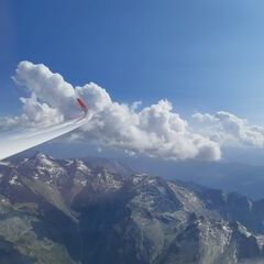 Verortung via Georeferenzierung der Kamera: Aufgenommen in der Nähe von Bezirk Surselva, Schweiz in 4200 Meter